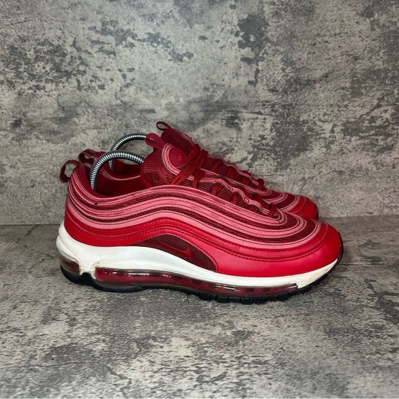 Nike Air Max 97 Running Shoes CQ9896-600 Womens sz 7.5 - Red - Picture 1 of 6